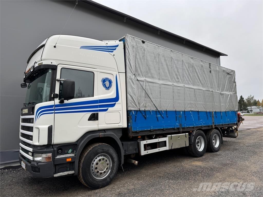 Scania 144G 6x2 起重機卡車