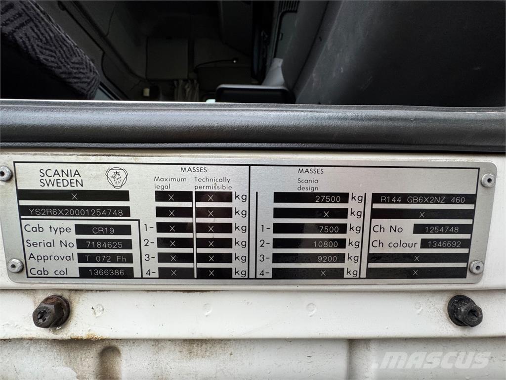 Scania 144G 6x2 起重機卡車