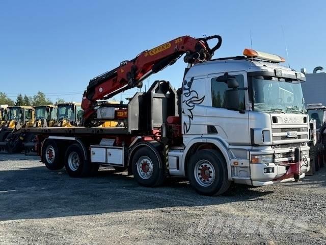 Scania R124G 起重機卡車