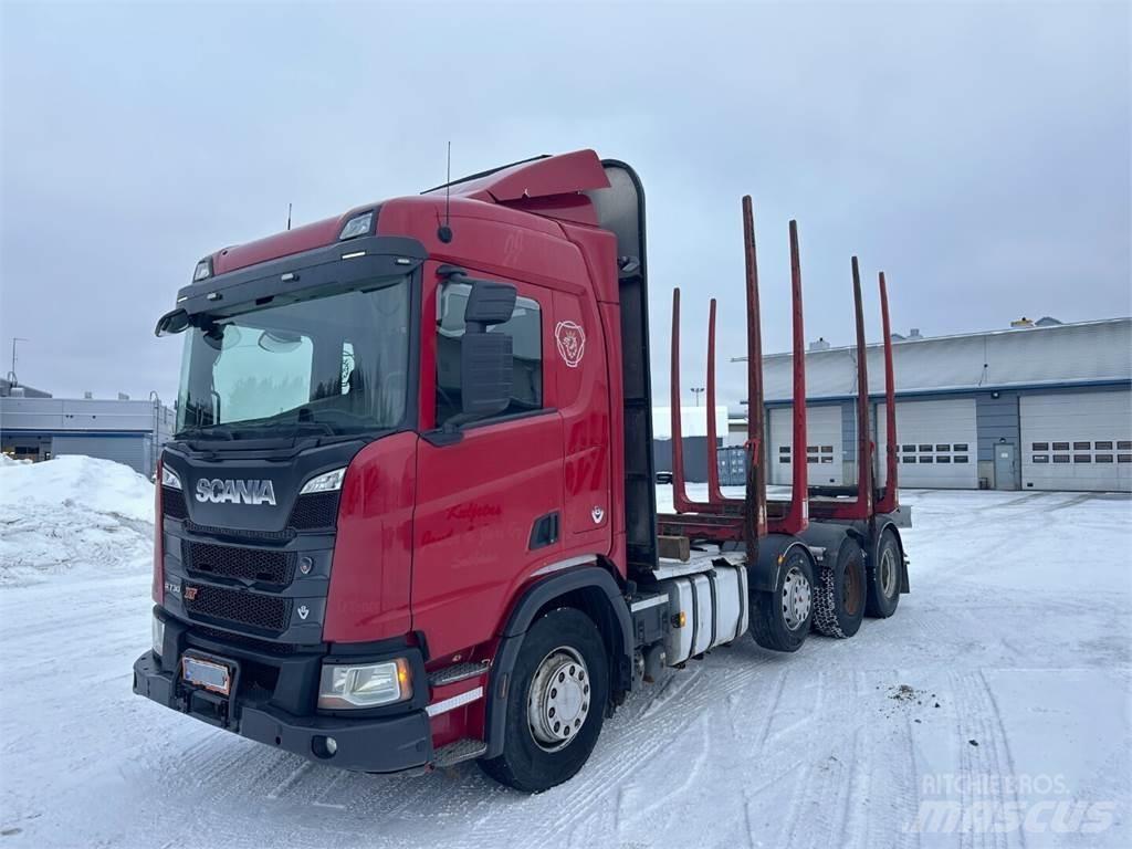 Scania R730 8x4 木材貨車