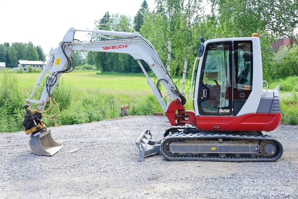 Takeuchi TB250 小型挖土機/掘鑿機<7t(小型挖掘機)