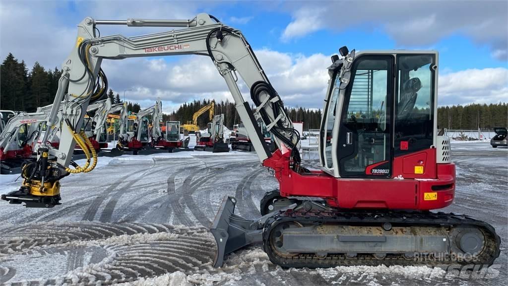 Takeuchi TB280FR 中型挖土機/掘鑿機/挖掘機 7t-12t