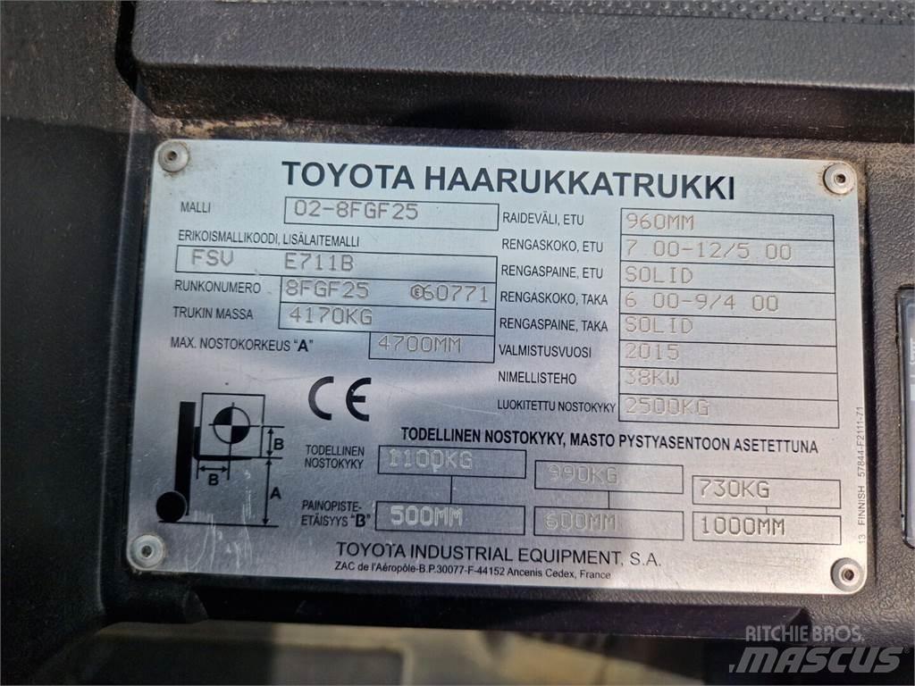Toyota 02-8FGF25 液化石油氣LPG卡車