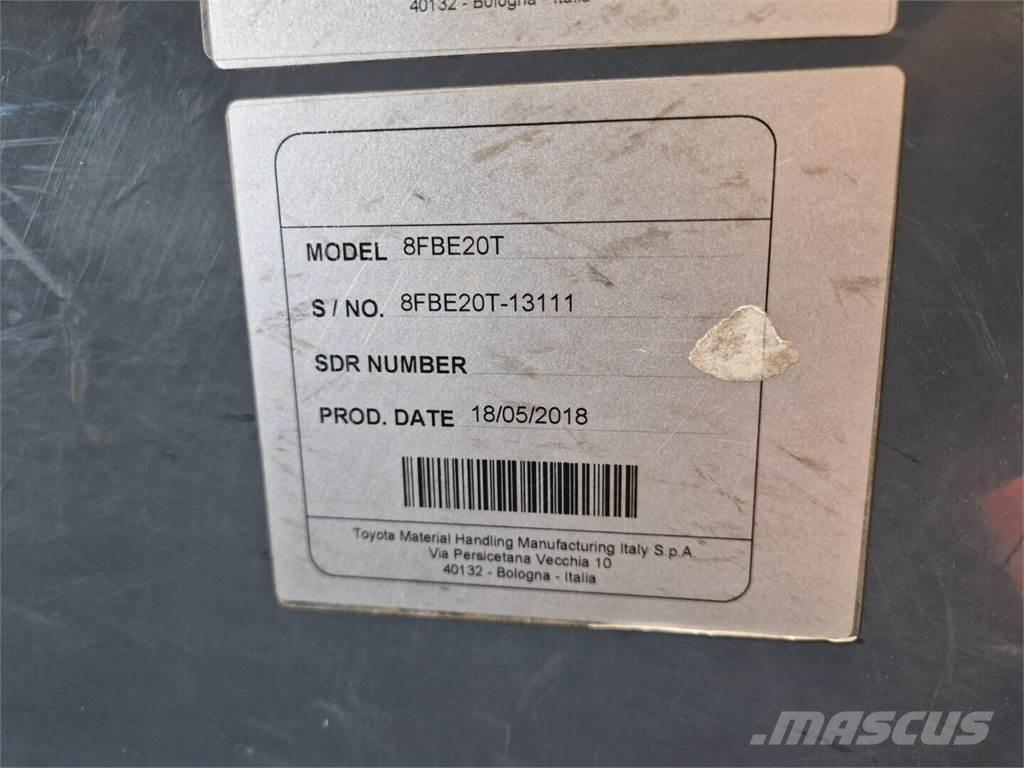 Toyota 8FBE20T 電動堆高機