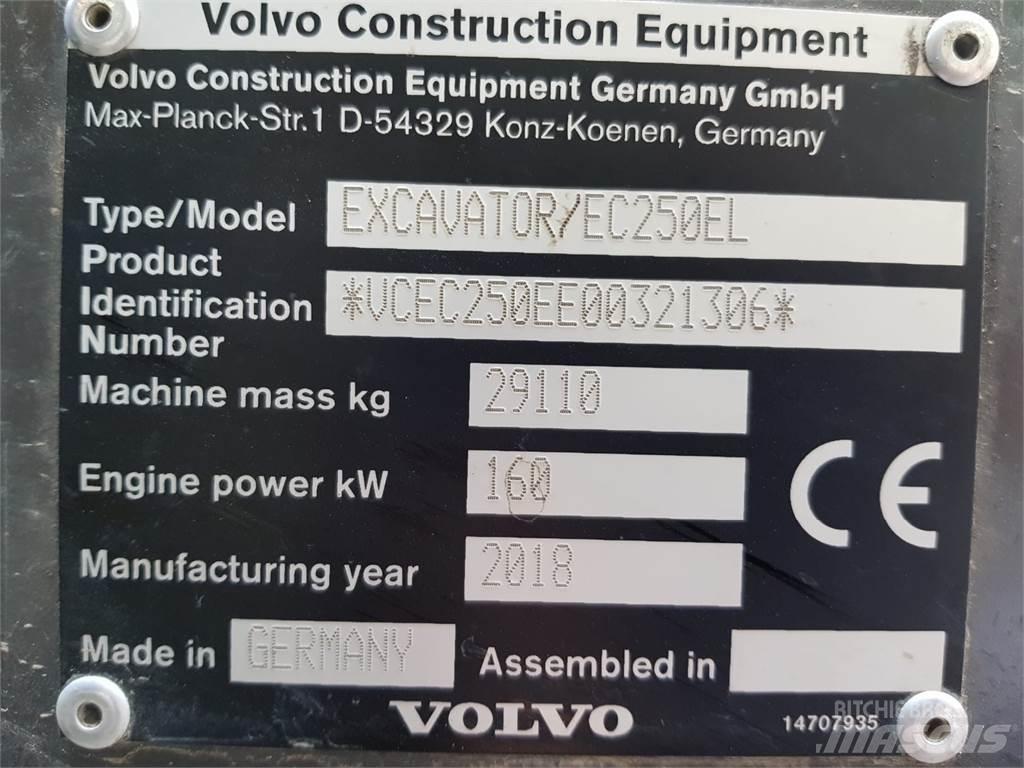 Volvo EC250EL 履帶式 挖土機/掘鑿機/挖掘機