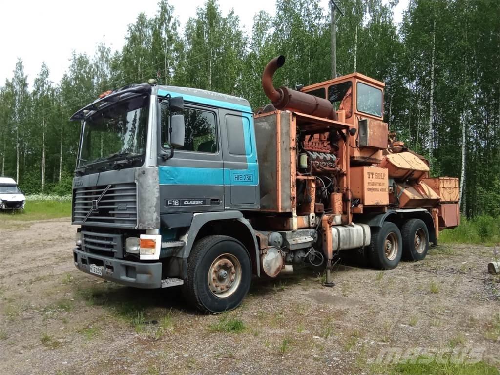 Volvo F16 碎木貨車