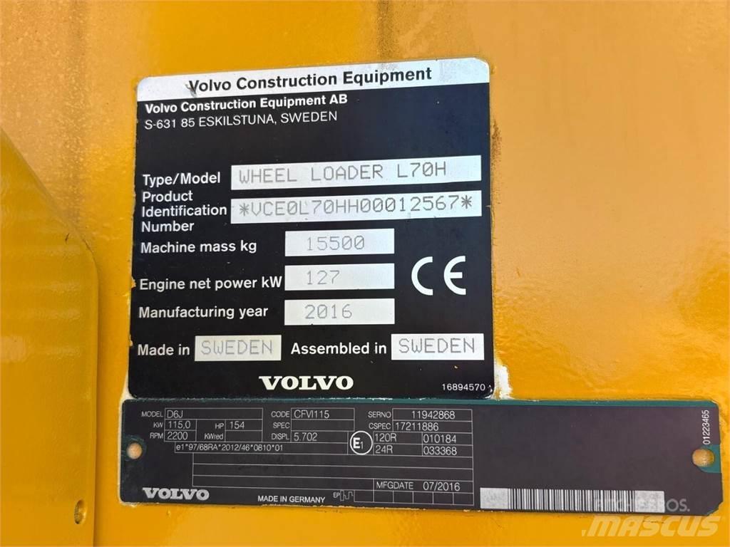 Volvo L 70 H 輪胎式裝載機