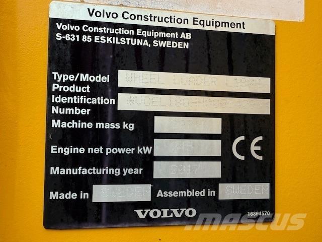 Volvo L180H 輪胎式裝載機