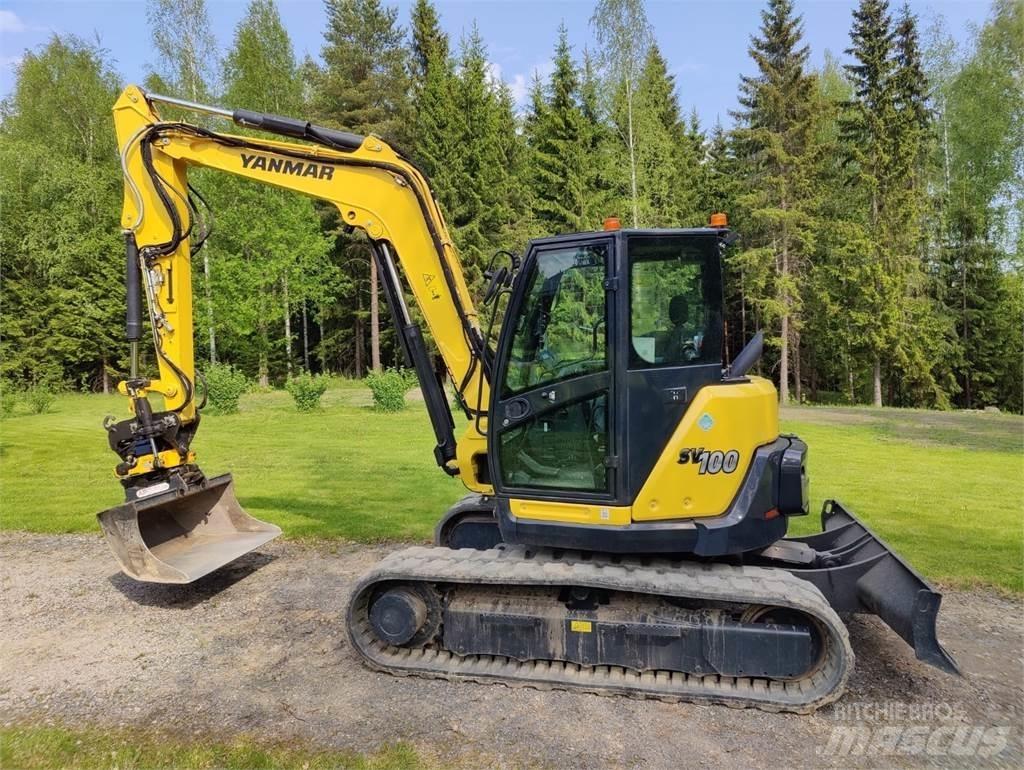 Yanmar SV100-2 中型挖土機/掘鑿機/挖掘機 7t-12t