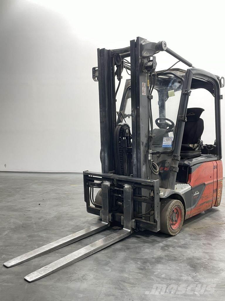 Linde E16-02-386 電動堆高機