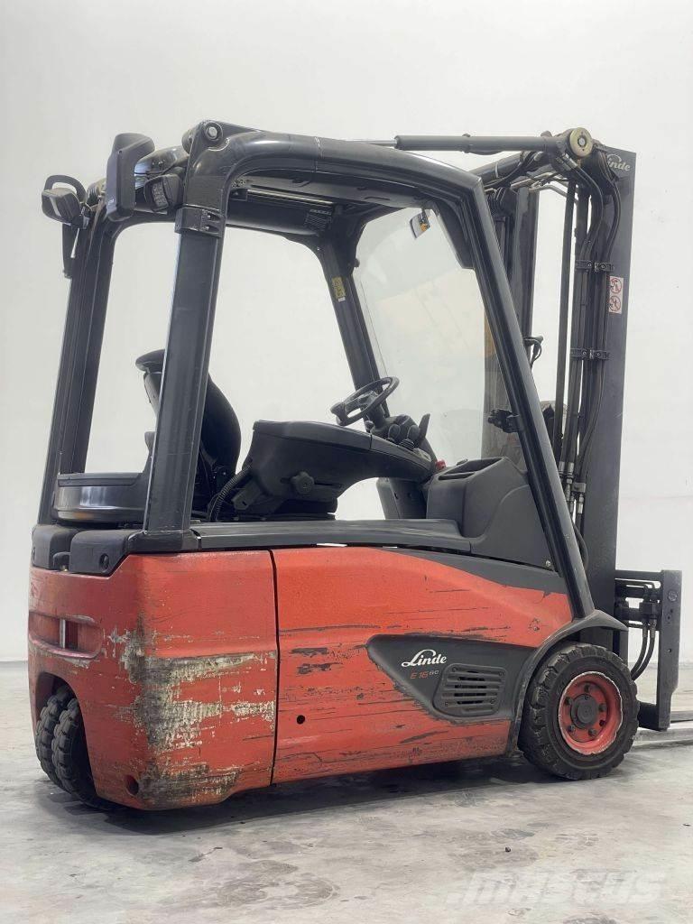 Linde E16-02-386 電動堆高機