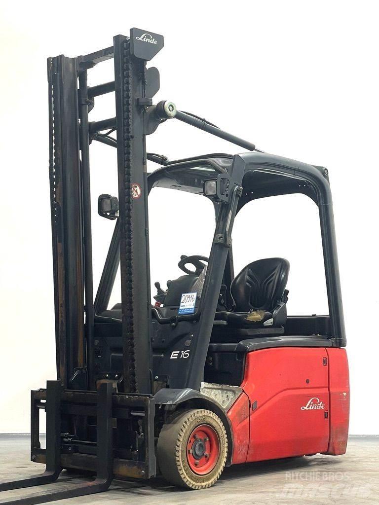 Linde E16-386 電動堆高機