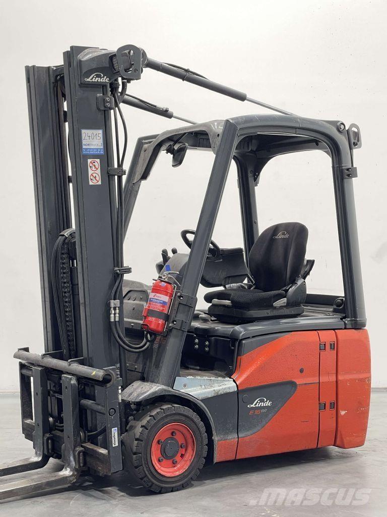 Linde E16C-02-386 電動堆高機