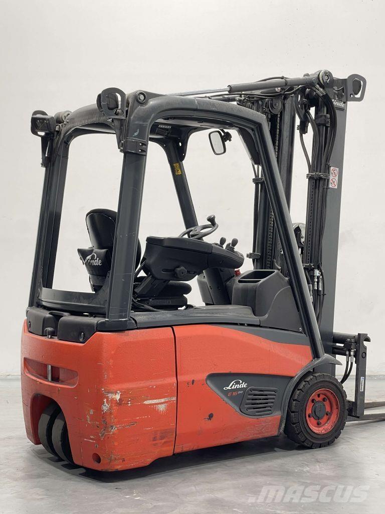 Linde E16C-02-386 電動堆高機