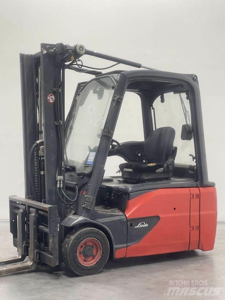 Linde E16L-02-386 電動堆高機