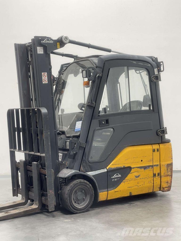Linde E16L-02-386 電動堆高機