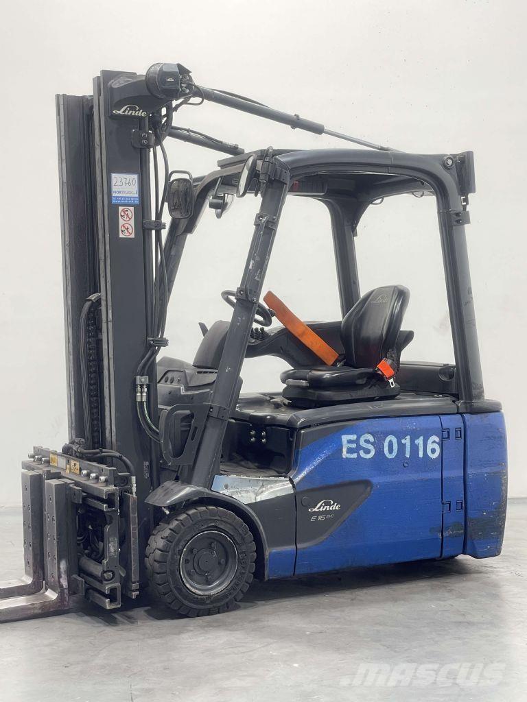 Linde E16L-02-386 電動堆高機