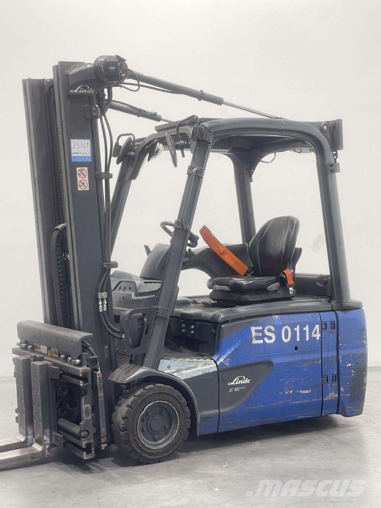 Linde E16L-02-386 電動堆高機