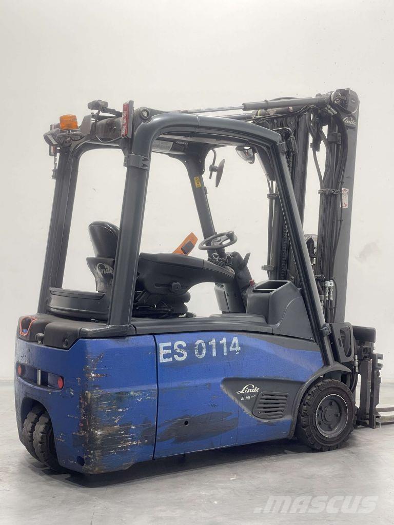 Linde E16L-02-386 電動堆高機
