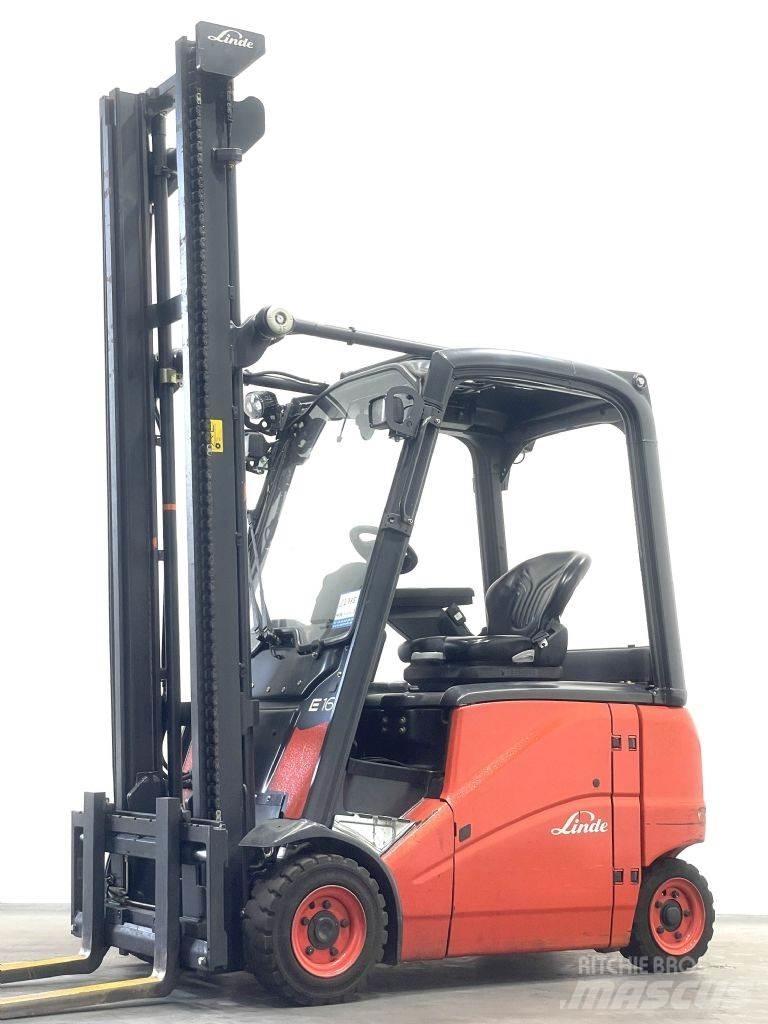 Linde E16PH-01 電動堆高機