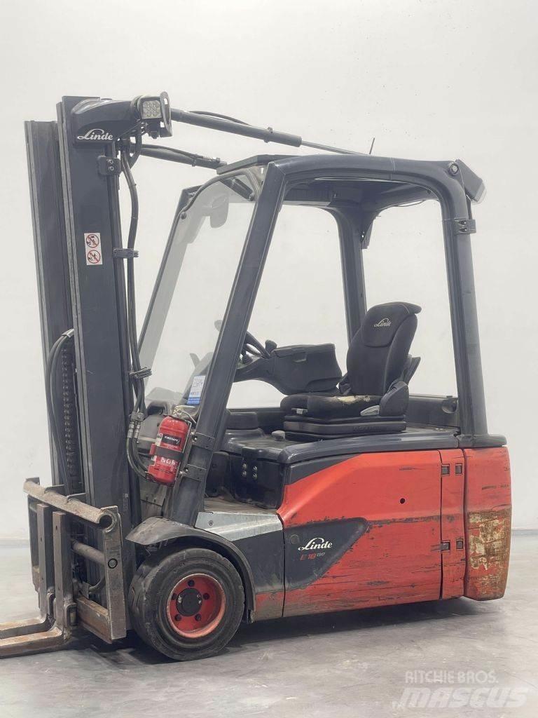 Linde E18L-02-386 電動堆高機