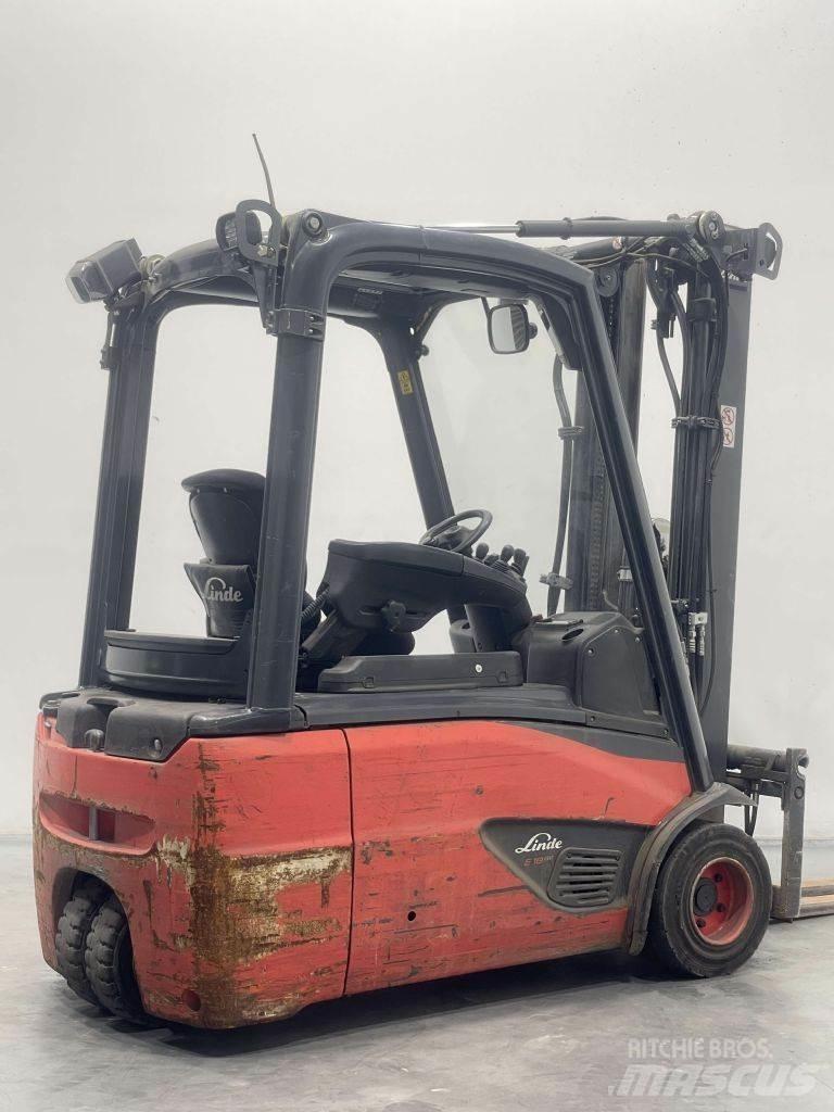 Linde E18L-02-386 電動堆高機