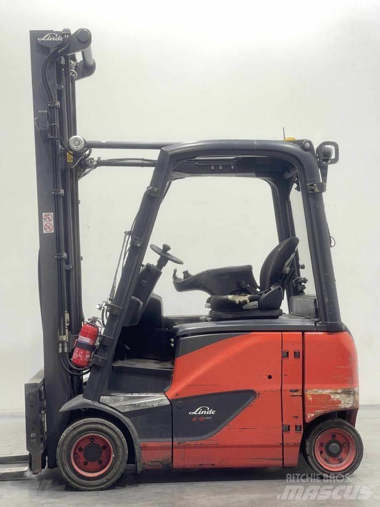 Linde E18PH-386 電動堆高機