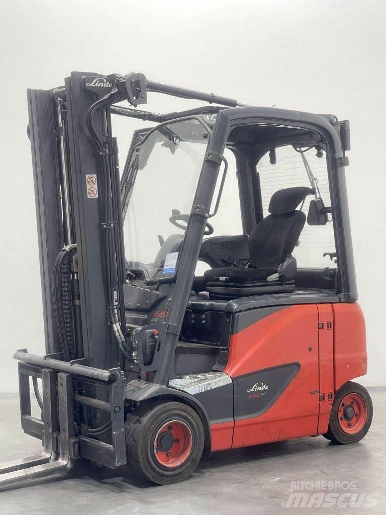 Linde E20PH-02-386 電動堆高機