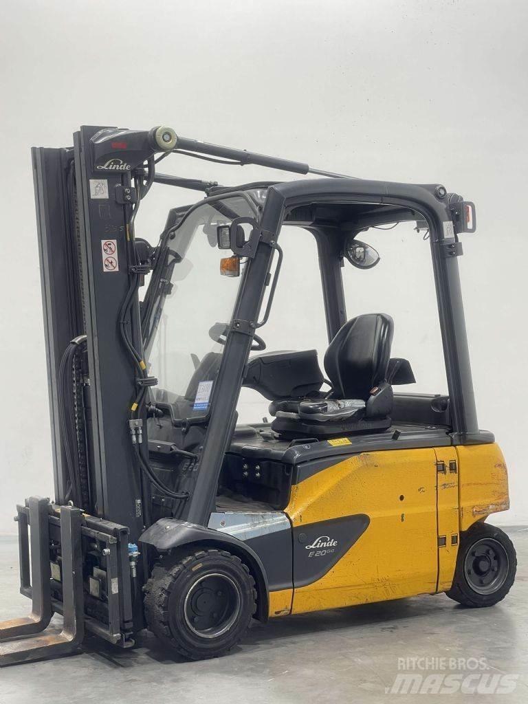 Linde E20PL-02-386 電動堆高機