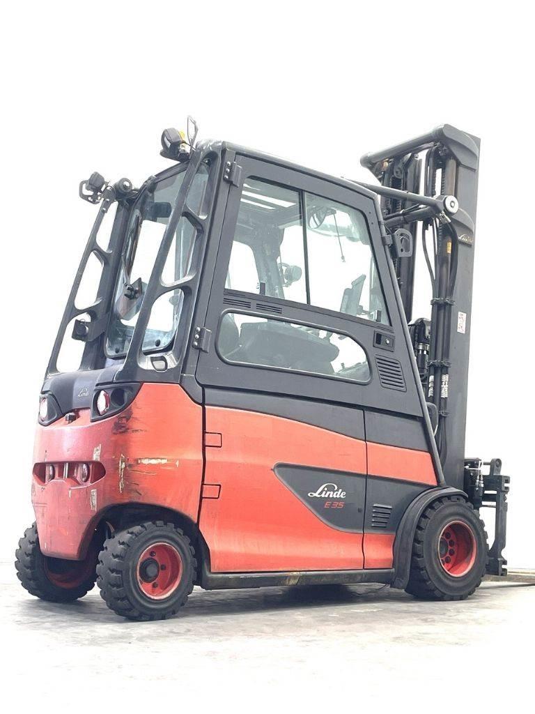 Linde E35HL-01 電動堆高機
