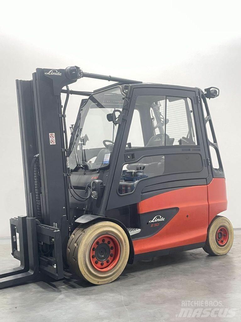 Linde E50HL-01-388 電動堆高機