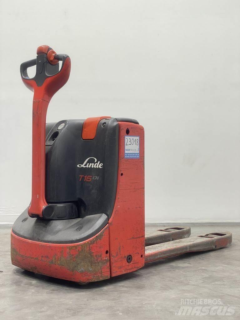 Linde T16-1152 Li-Ion 低架升降機