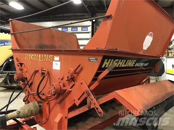 Highline 6600 草捆撕碎機、切割機、拆袋機