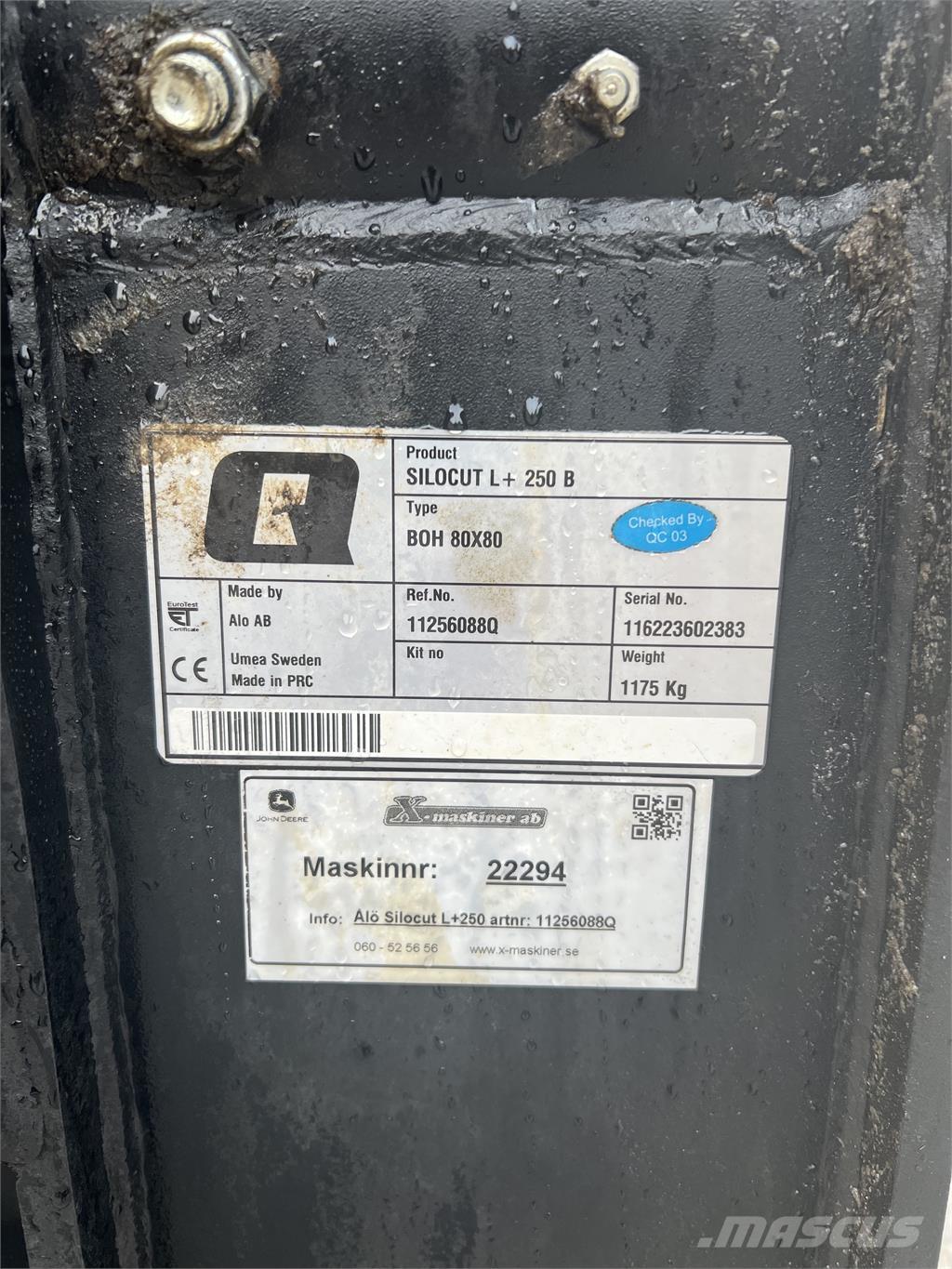 Ålö Silocut L+ 250 其他附件和零組件