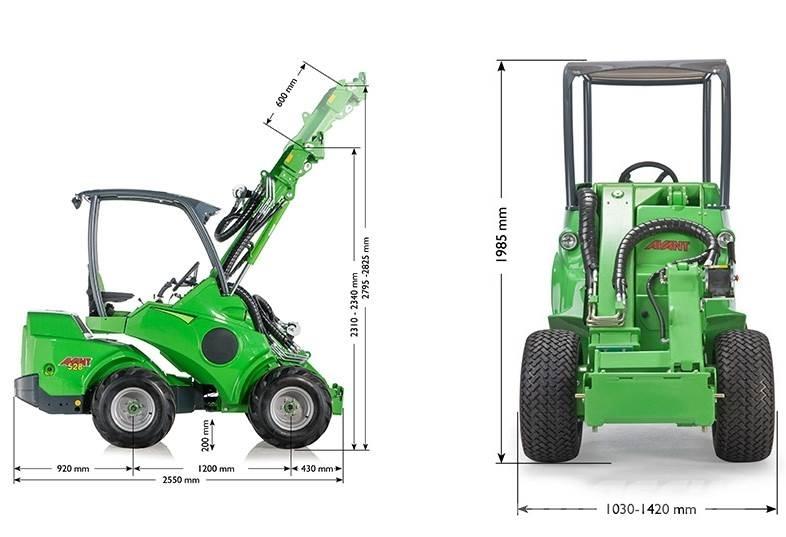 Avant 528 滑移轉向裝載機