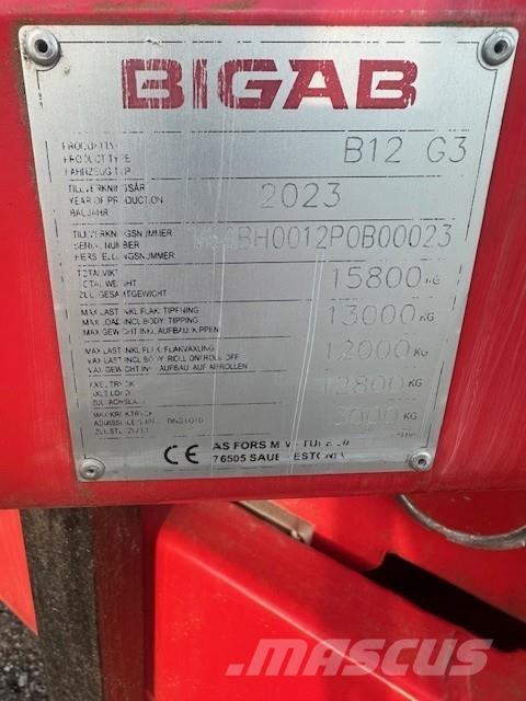 Bigab B12 VÄXLARVAGN 其他裝載挖掘裝置和配件