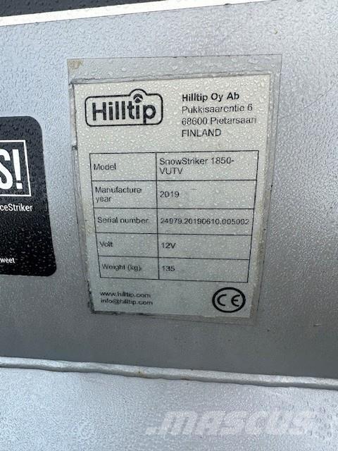 Hilltip 1850 VIKPLOG 刮雪板和犁