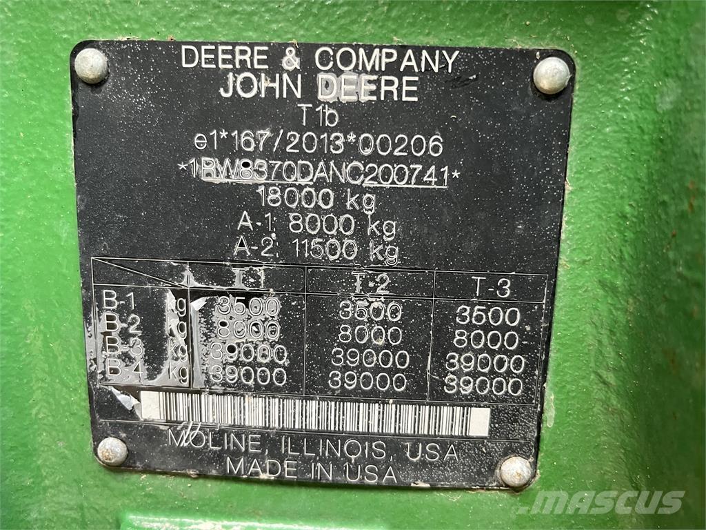 John Deere 8R 370 曳引機