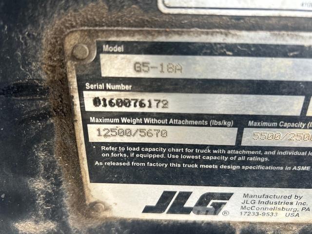JLG G5-18 A 伸縮臂操作車