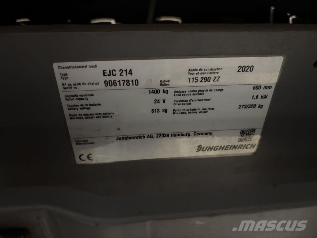 Jungheinrich EJC 214 行走控制式堆積機