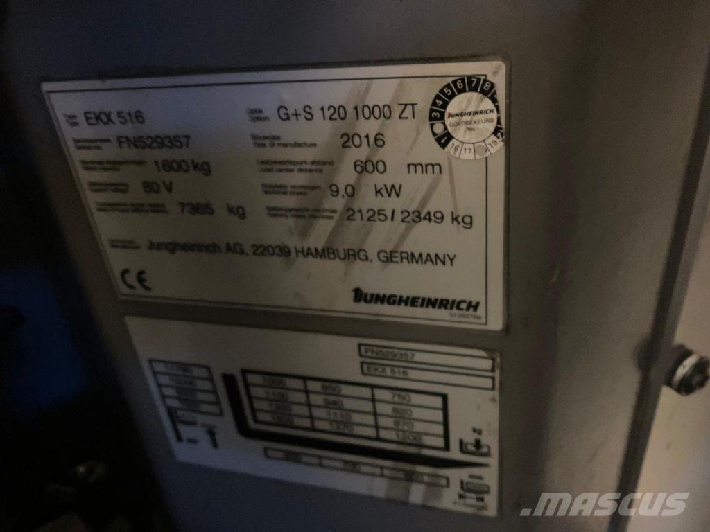 Jungheinrich EKX 516 高舉式裝載機