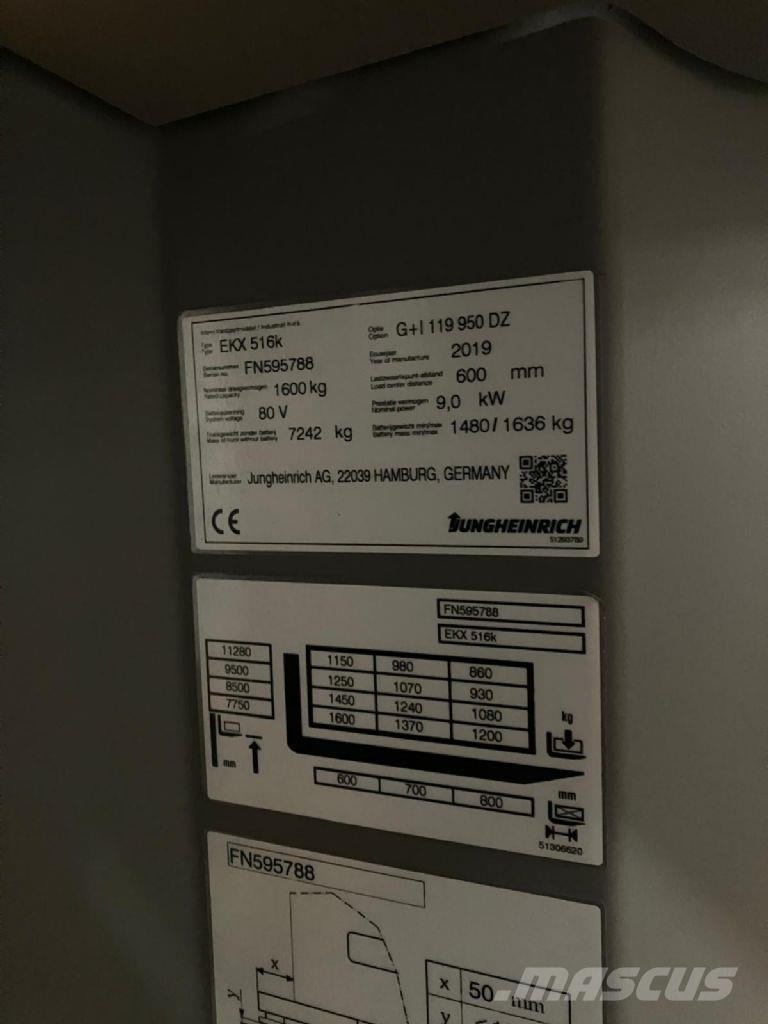 Jungheinrich EKX 516K 高舉式裝載機