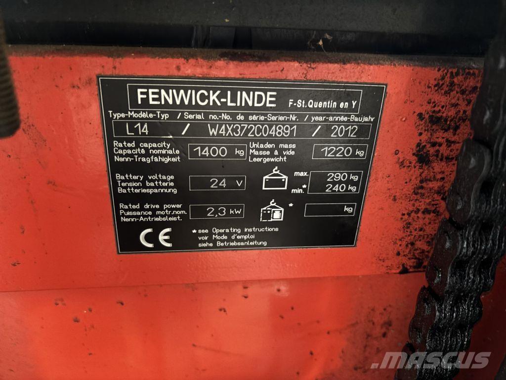 Linde L14 行走控制式堆積機