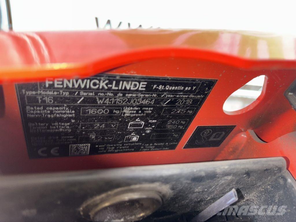Linde T16 低架升降機