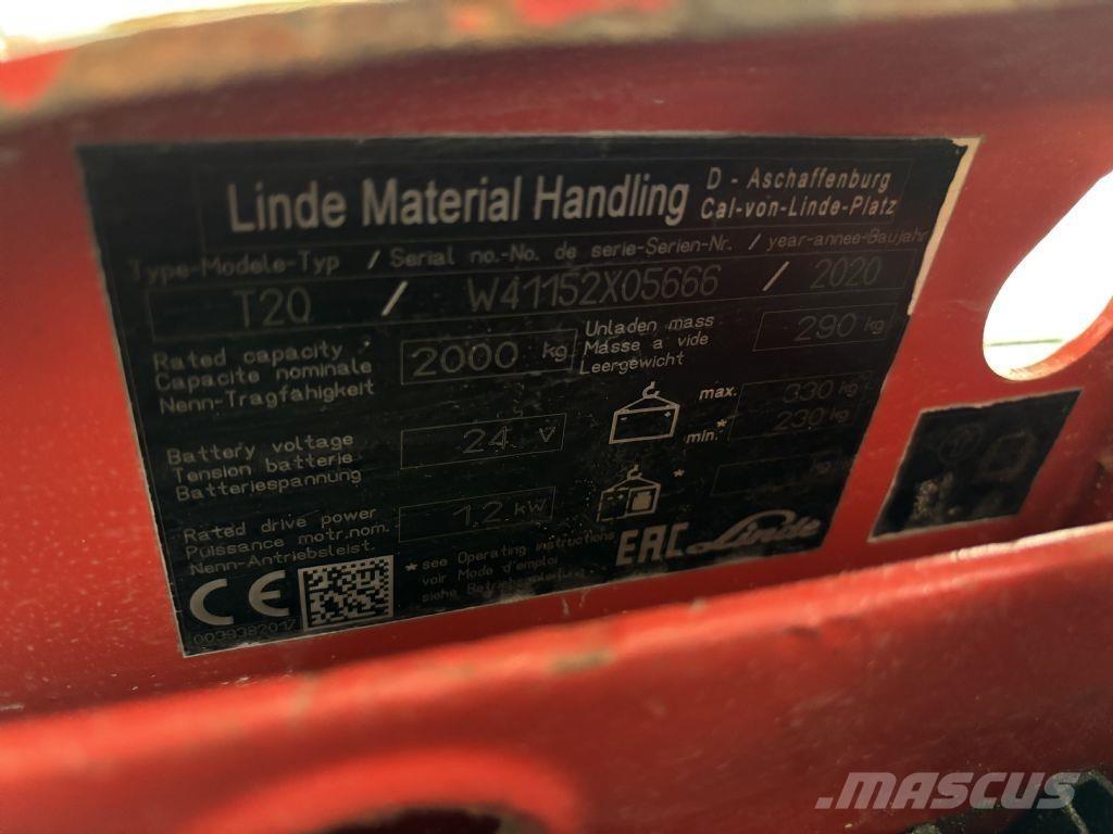 Linde T20 低架升降機