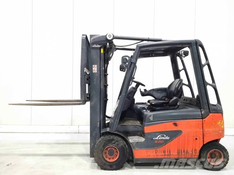 Linde E20-01 電動堆高機