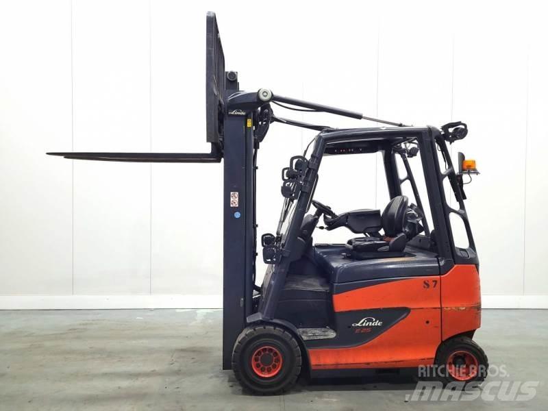 Linde E25H-01/600 387 電動堆高機