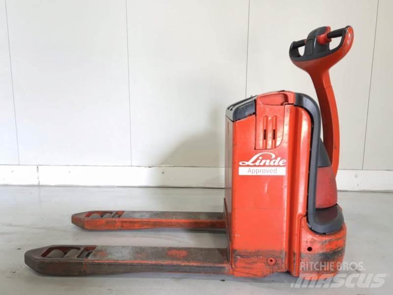 Linde T16 手拉式油壓拖板車
