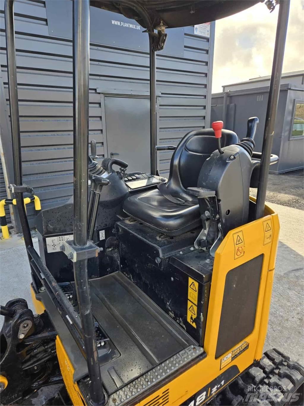 JCB 18Z 小型挖土機/掘鑿機<7t(小型挖掘機)