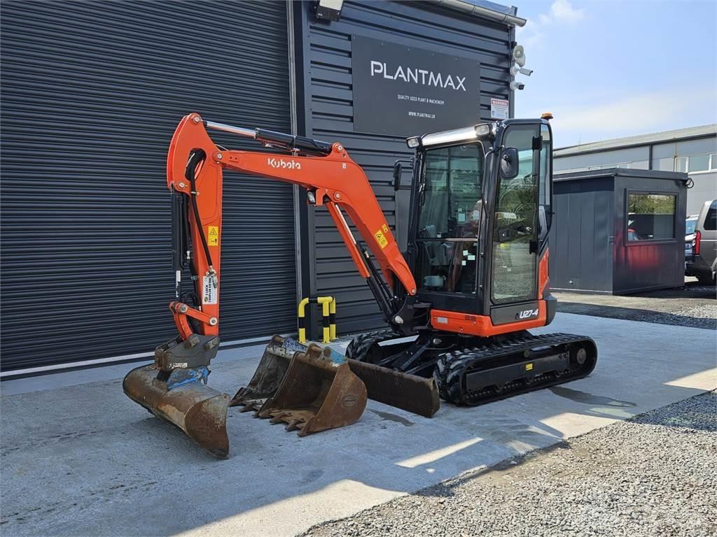Kubota U27-4 小型挖土機/掘鑿機<7t(小型挖掘機)
